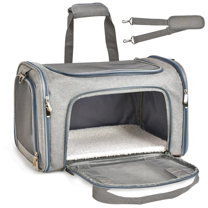 ✈️ Soft-Sided Dog Carrier Bag | Airline-Approved Travel for Small Pets 🐾