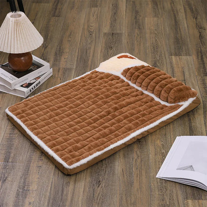 3XL Orthopedic Dog Bed 🧸 – Extra Large Cozy Winter Mat (Removable & Washable)