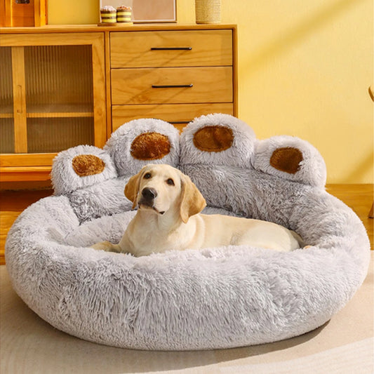 Luxury Plush Dog Sofa Bed 🐶 | Cozy & Washable Nest for Small to Large Pets 🛏️