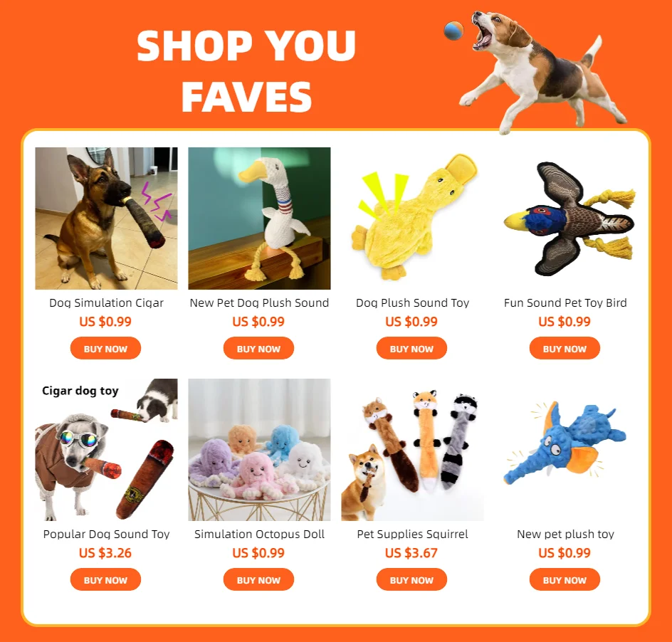 Interactive White Goose Dog Toy 🪿 – Long-Necked Plush Squeaky Chew Toy for Dogs