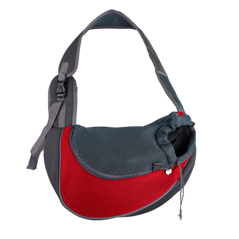 Pet Carrier Sling Bag Crossbody Mesh Travel Backpack