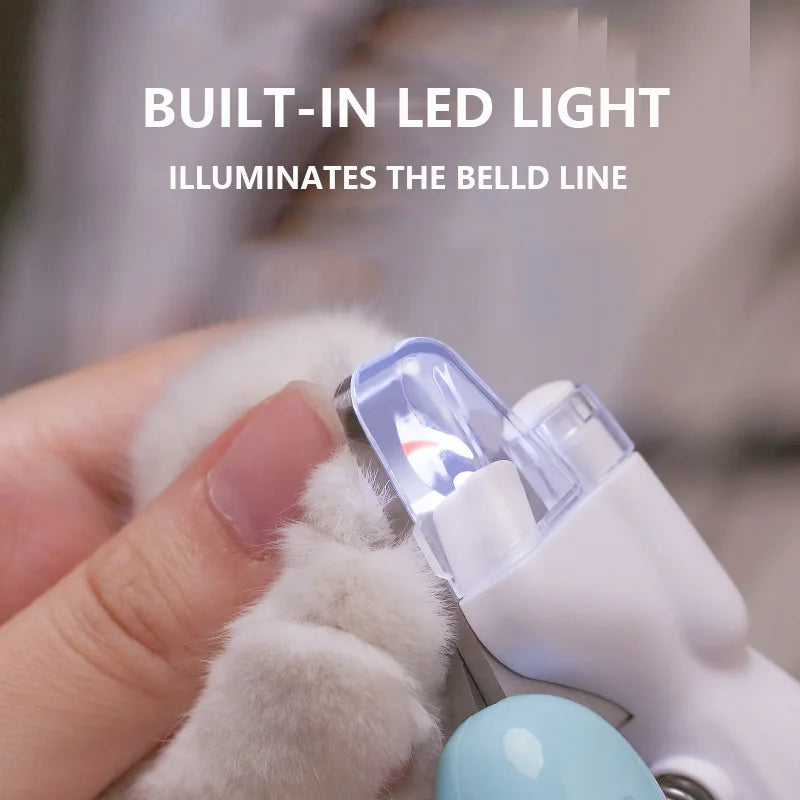 ✂️ LED Pet Nail Clippers – Professional Grooming Scissors for Dogs & Cats 🐾