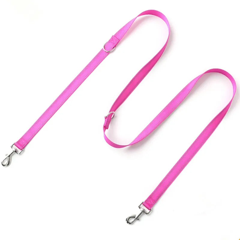🏃‍♀️ Double Dog Leash 🐶 Reflective Hands-Free Running Lead