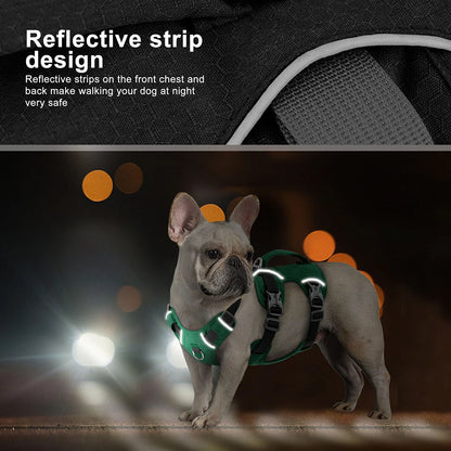 🎯 Reflective Dog Harness 🐕 Vest with Handle for Medium & Large Dogs