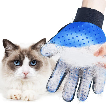 🧤 Pet Grooming Glove 🐶 Cat & Dog Hair Remover with Massage & Deshedding Function 🐱
