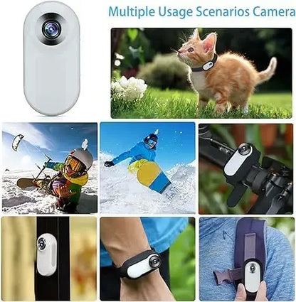 📸 Pet Collar Camera 🎽 Mini Action Cam for Dogs & Cats on the Go