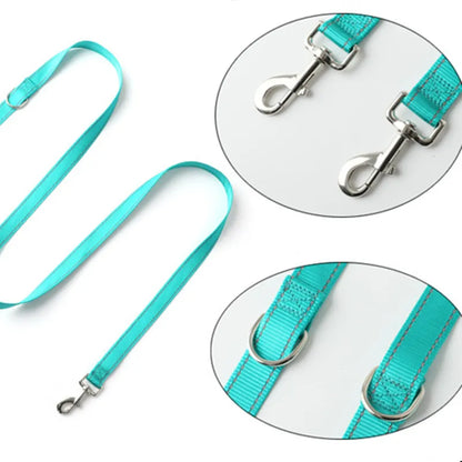 🏃‍♀️ Double Dog Leash 🐶 Reflective Hands-Free Running Lead