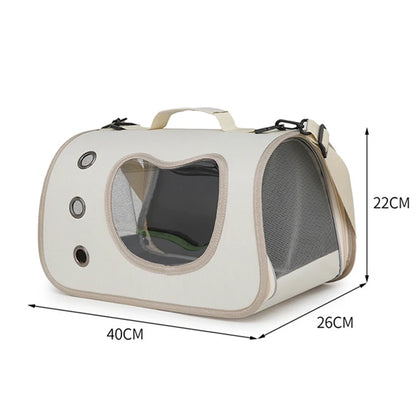 Portable Cat Carrier Bag Foldable Breathable Pet Tote