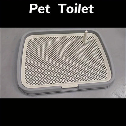 🐾 Reusable Dog Potty Toilet Tray with Mesh Net | Indoor Training Pad Holder 🐾