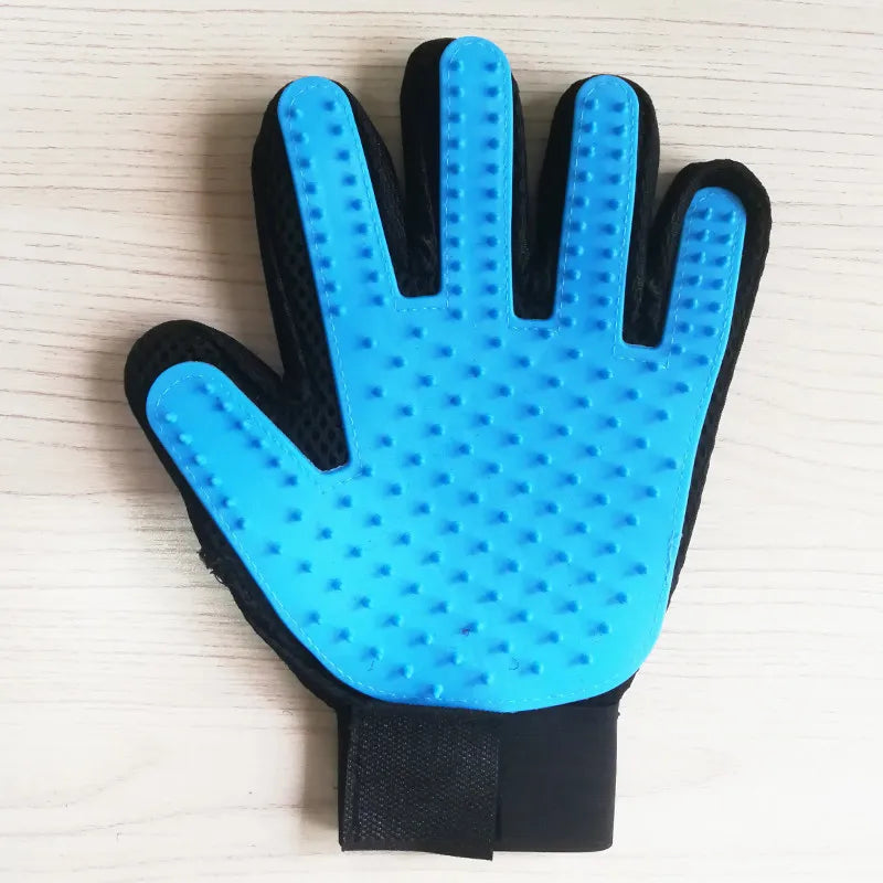 🧤 Pet Grooming Glove 🐶 Cat & Dog Hair Remover with Massage & Deshedding Function 🐱