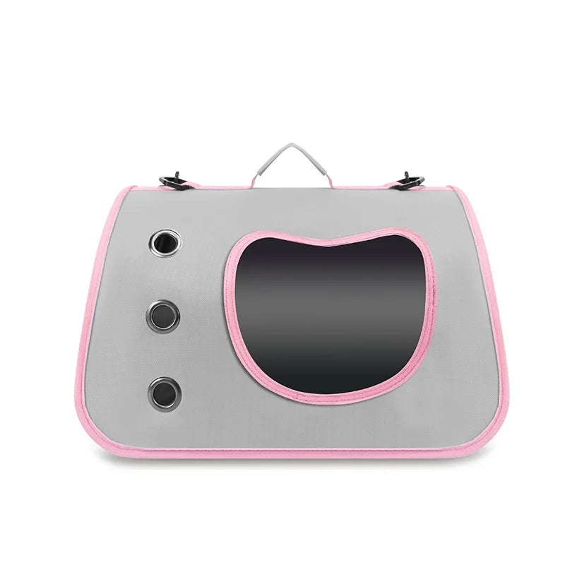 Portable Cat Carrier Bag Foldable Breathable Pet Tote