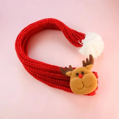 Christmas Pet Scarf 🎅 Holiday Neck Wrap for Cats & Dogs ❄️🎁