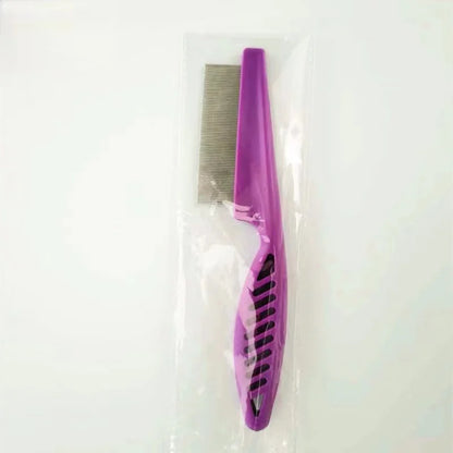 🐾 Pet Hair Shedding Comb – Stainless Steel Grooming Tool for Dogs & Cats 🐱