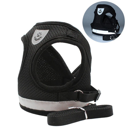 Adjustable Cat Harness & Leash Set – Breathable & Reflective
