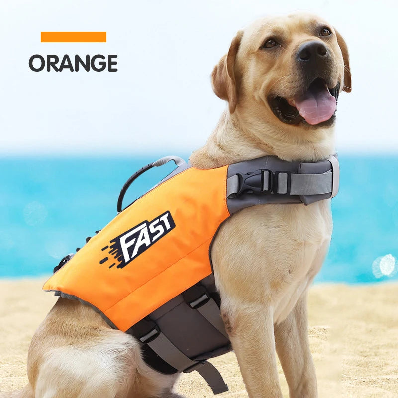 🐾 Dog Life Jacket 🛟 Adjustable Reflective Vest for Summer Adventures 🌊