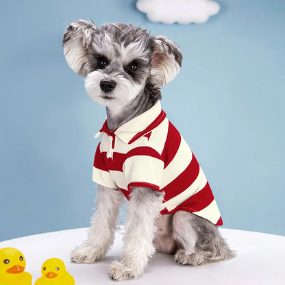 👕 Dog Polo Shirt – Summer Casual Pet Clothes for Small & Large Dogs 🐾