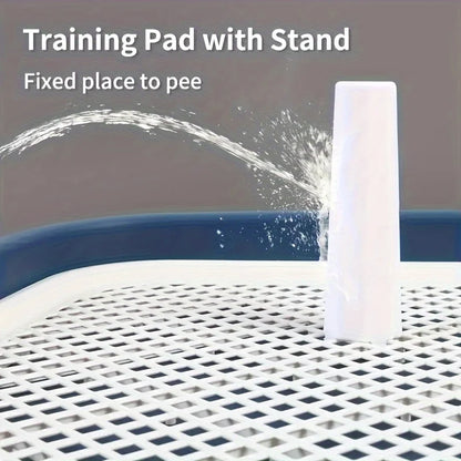 🐾 Reusable Dog Potty Toilet Tray with Mesh Net | Indoor Training Pad Holder 🐾