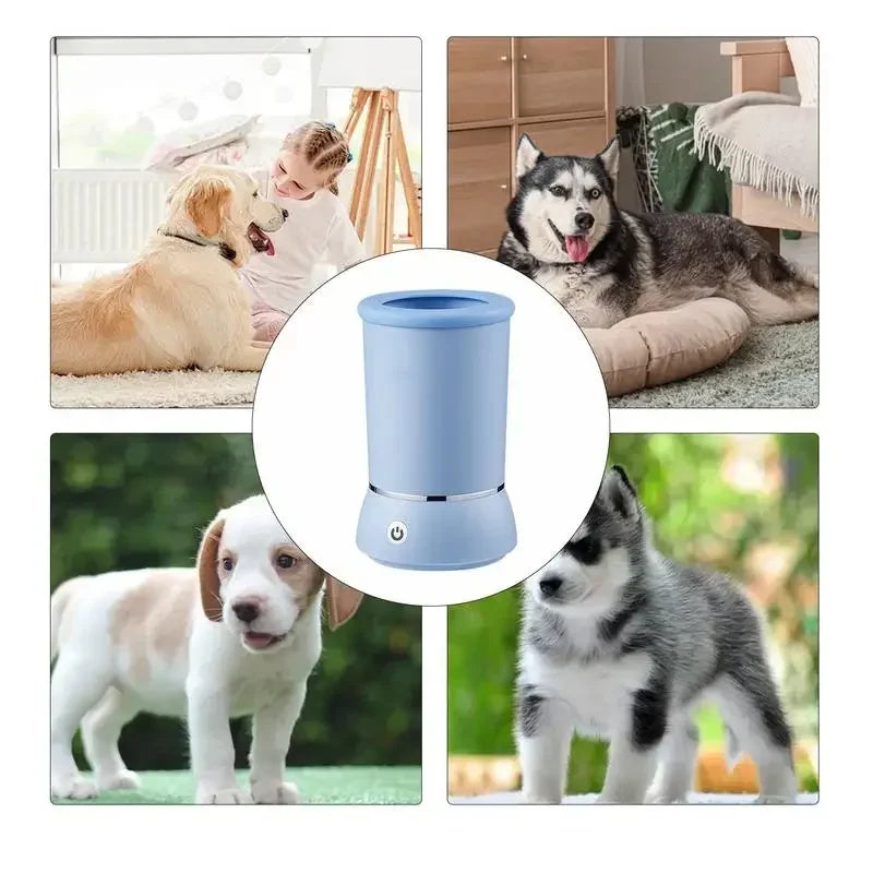 🧼 Electric Pet Paw Cleaner – Portable & Gentle Wash Cup 🐾