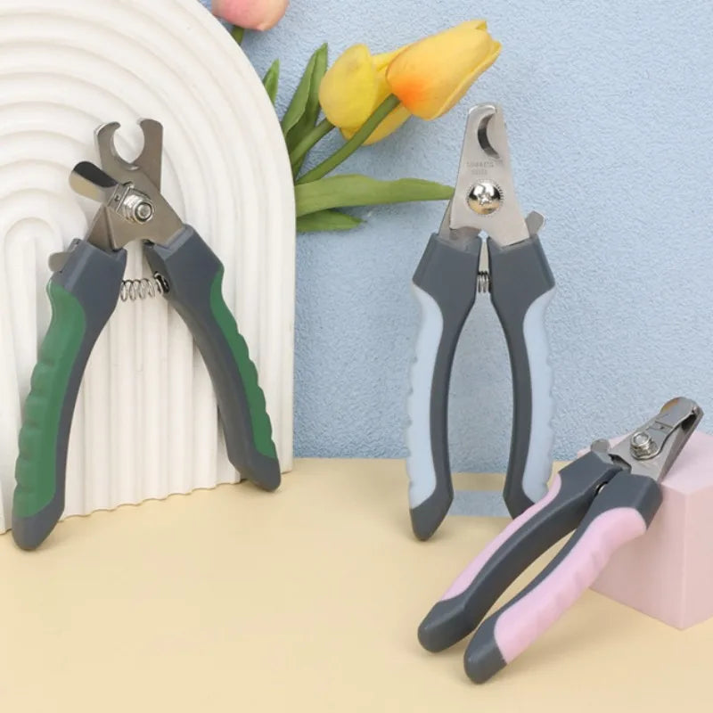 ✂️ Pet Nail Clippers 🐾 Stainless Grooming Tool for Dogs & Cats