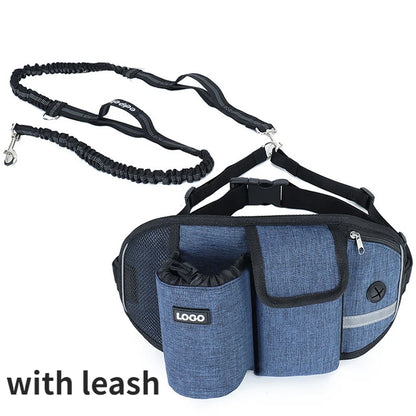 Hands-Free Dog Training Waist Bag – Leash & Storage Pockets