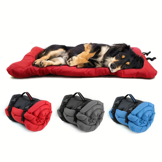 🐾 Roll-Up Waterproof Dog Bed | Travel Mat for Camping, Cars & Home 🐾