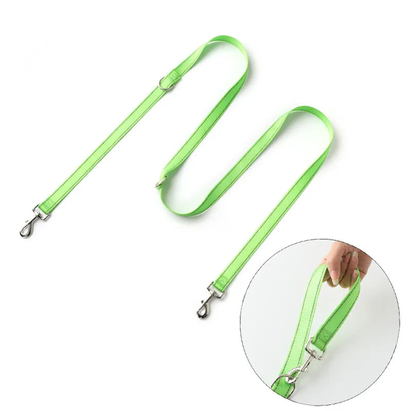 🏃‍♀️ Double Dog Leash 🐶 Reflective Hands-Free Running Lead