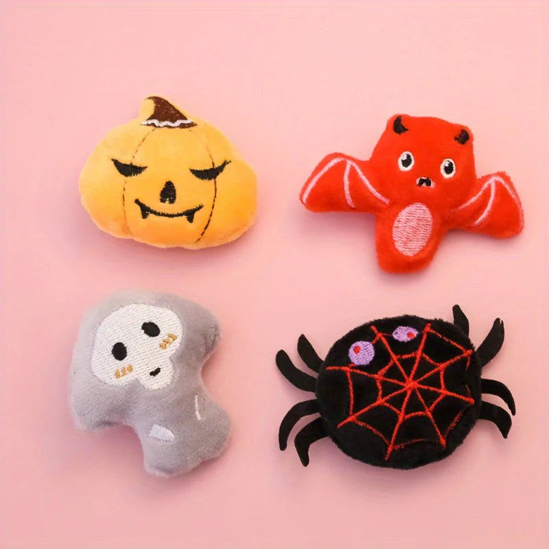 Halloween Plush Pet Collar 🎃 Cute Furball Necklace for Cats & Dogs 🐾
