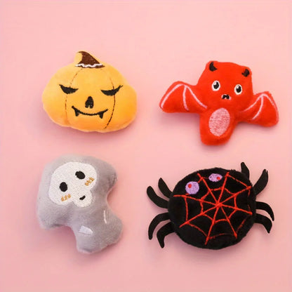 Halloween Plush Pet Collar 🎃 Cute Furball Necklace for Cats & Dogs 🐾