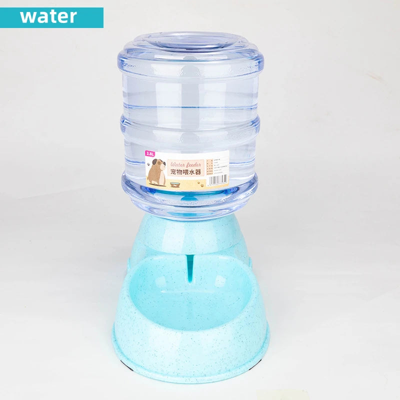 Auto Water & Food Bowl Set – Large Pet Feeder Station