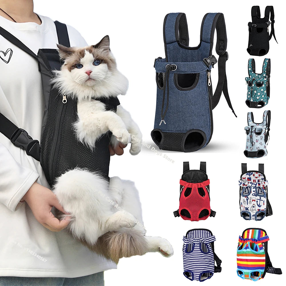 Cat Carrier Backpack – Adjustable Double Shoulder Travel Bag