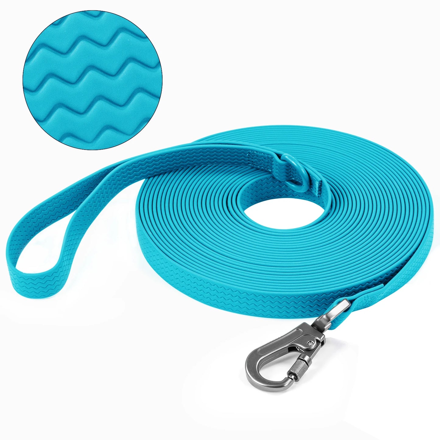 Waterproof PVC Dog Leash – Strong, Non-Slip & Easy Clean