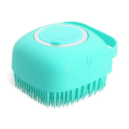 Silicone Pet Bath Brush 🛁🐶 Gentle Scrubber & Massager for Dogs & Cats