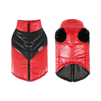 Warm Dog Jacket with Built-in Harness 🐾 Waterproof Winter Coat for Small & Large Dogs ❄️🐕
