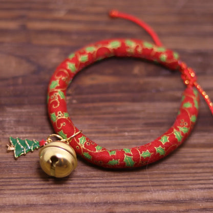 🔔 Christmas Pet Collar 🌟 Adjustable Bell Necklace for Cats & Dogs