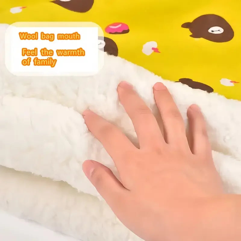 Cozy Plush Pet Sleeping Bag 🌟 Soft Tunnel Bed for Cats & Small Dogs