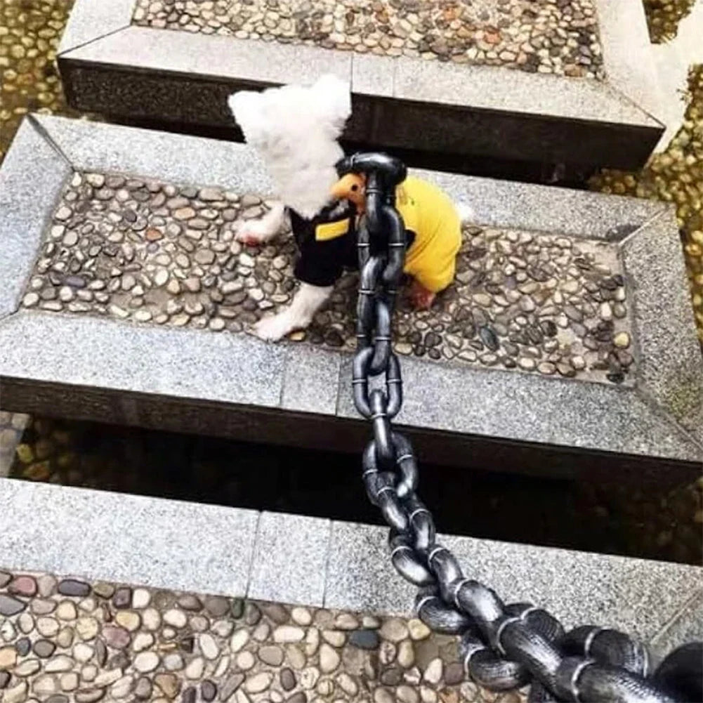Heavy-Duty Dog Leash with Chain-Look Style for All Dogs