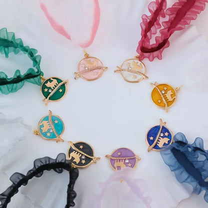🌙 Moon Charm Cat Collar 🌟 Lace Adjustable Necklace for Cats & Small Dogs