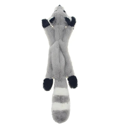 Plush Dino Chew Toy – Soft Squeaky Dog Play Companion – Brown