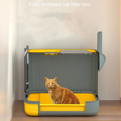 🐱 UV Cat Litter Box – Enclosed, Deodorising & Modern ✨