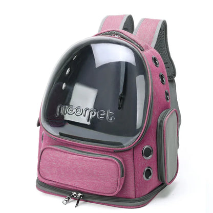 Transparent Cat Carrier Breathable Travel Bag for Pets