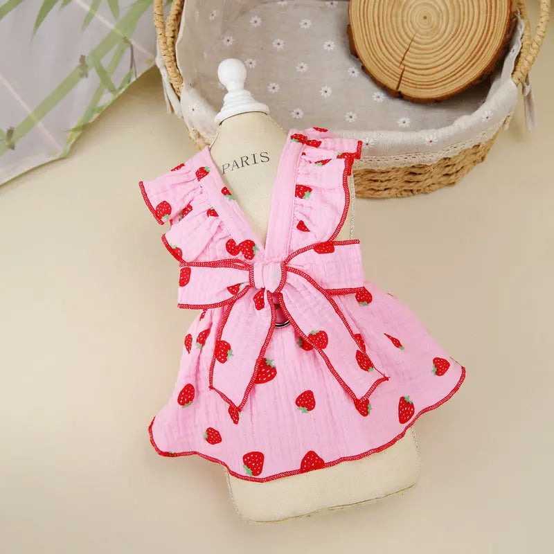 🌞 Sunflower Summer Dog Dress 🌻 Cute Mesh Princess Skirt for Small Dogs & Cats