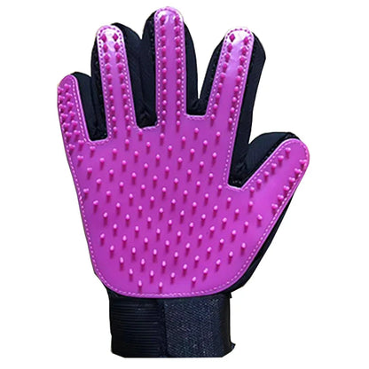 🧤 Pet Grooming Glove 🐶 Cat & Dog Hair Remover with Massage & Deshedding Function 🐱