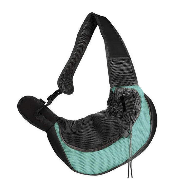 Pet Carrier Sling Bag Crossbody Mesh Travel Backpack