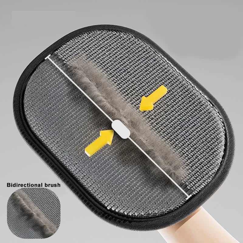 Reusable pet grooming gloves electrostatic mitts for cats and dogs hair removal and home cleaning
