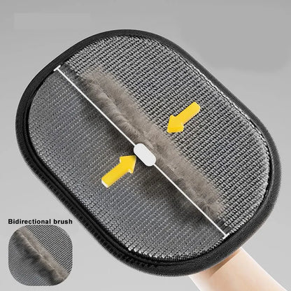 Reusable pet grooming gloves electrostatic mitts for cats and dogs hair removal and home cleaning
