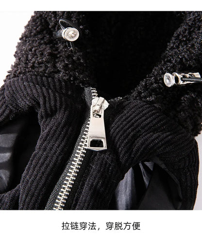 🧥 Quilted Dog Hoodie 🐾 | Warm Vest for Small Pets ❄️