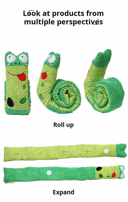 Interactive Dog Puzzle Toy 🐌 Snail Squeak & Treat Hider – Mental Play for Puppies & Small Dogs