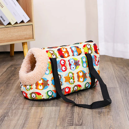 🐾 Retro Style Pet Carrier Bag – Soft Shoulder Tote for Cats & Dogs 👜