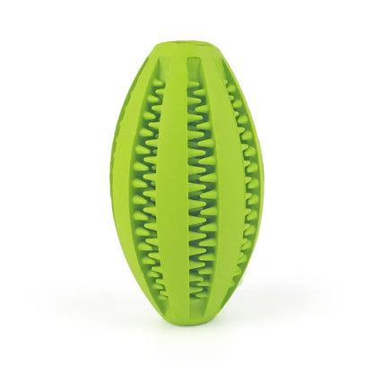 Dog Chew Ball Toy Tough Rubber Dental Ball
