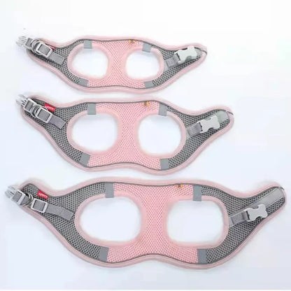 🐾 Reflective Pet Harness – Breathable Adjustable Vest for Dogs & Cats 🐶
